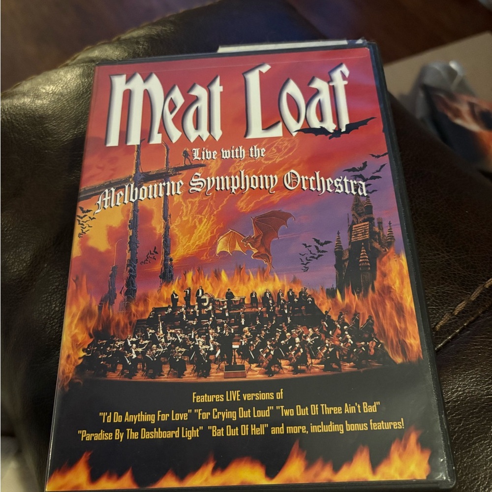 Meat Loaf "Live with the Melbourne Symphony Orchestra" DVD 2 disc set